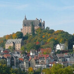 Marburger Schloss, (C) Heinrich Stürzl via http://commons.wikimedia.org/wiki/File:Marburger_Schloss_von_O.jpg